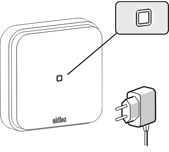 Status LED solid white