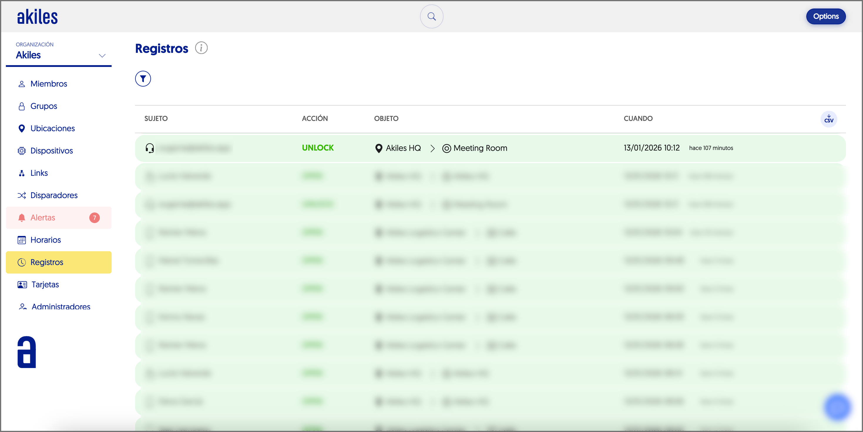 Memoria estado dispositivos